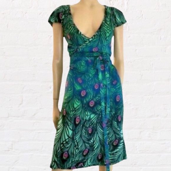 Matthew Williamson for H&M 2009 Capsule Collection Peacock Wrap Dress - Picture 3 of 4